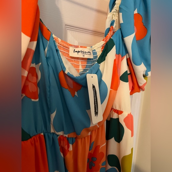 Floral maxi dress - size 3XL - Picture 3 of 6